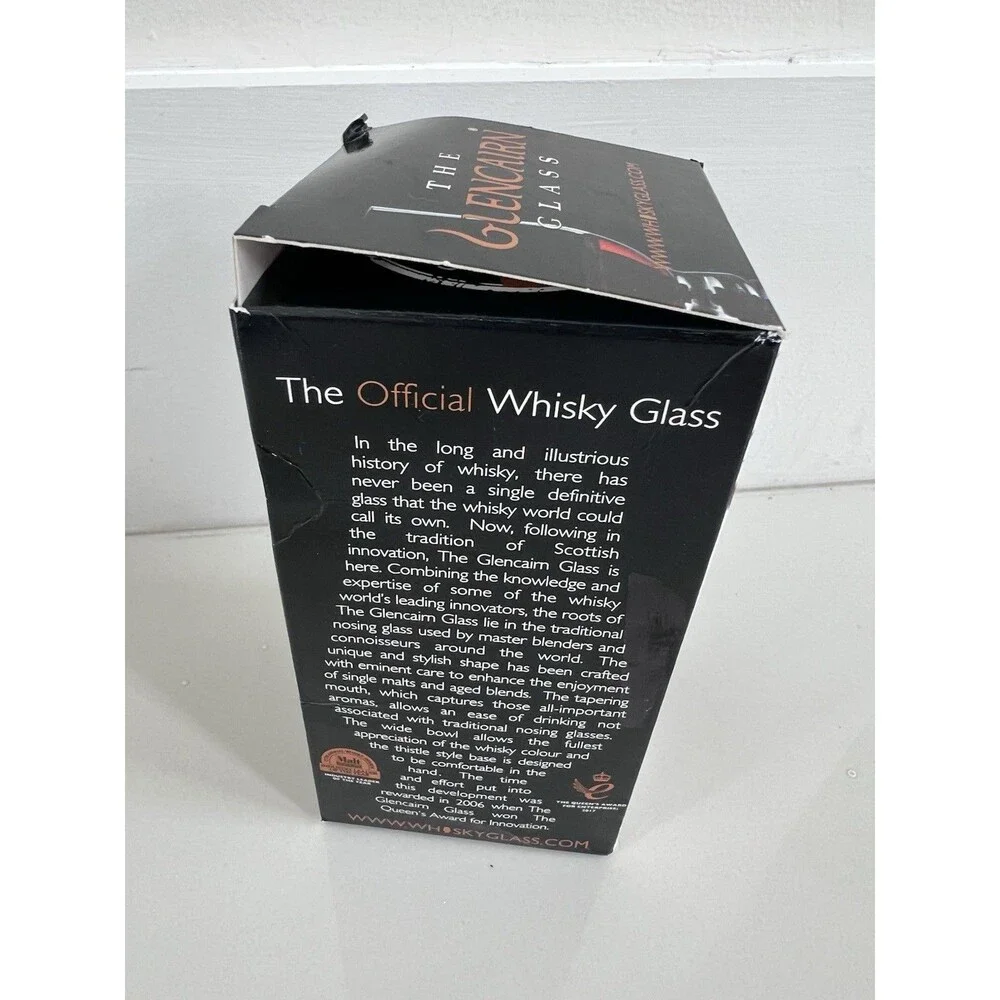 Scottish Glencairn Official Whiskey Connoisseur Glass Award Winning NEW Bar